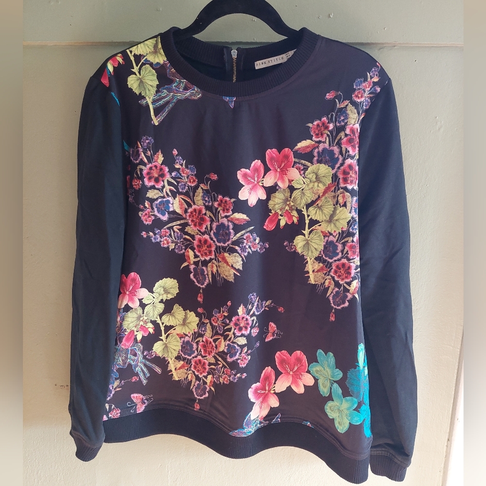 Floral Print Sweatshirt